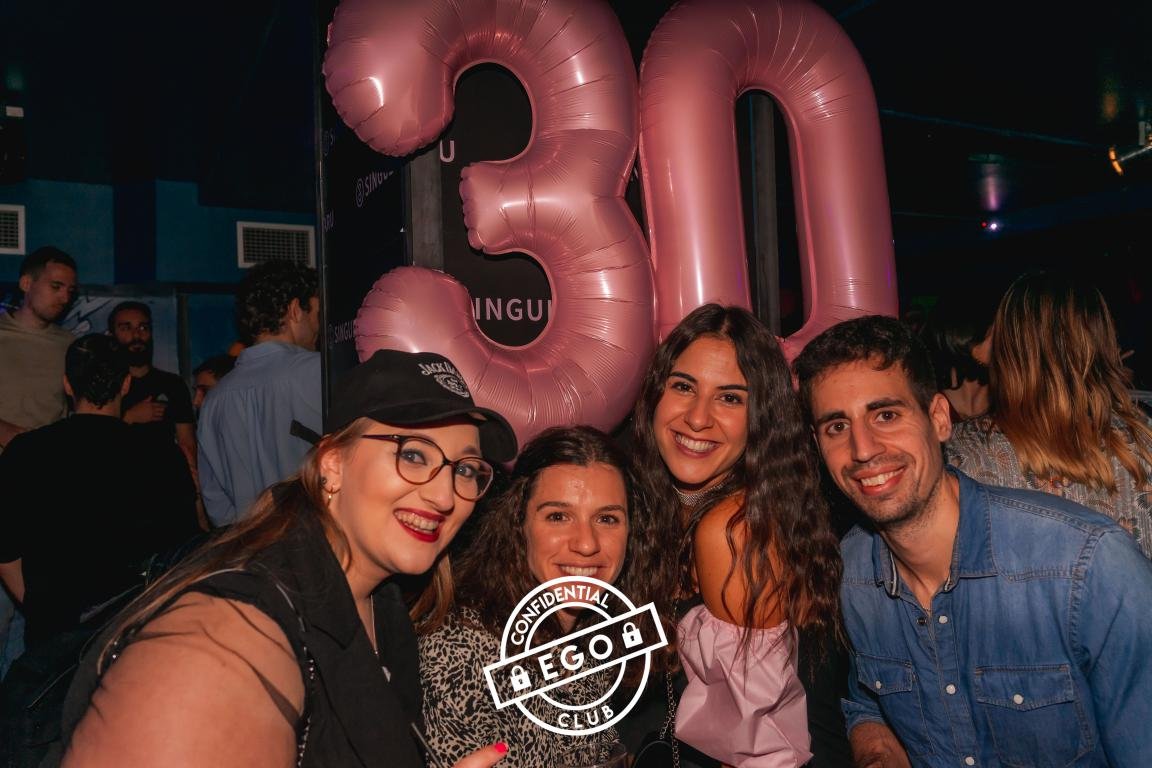celebración de 30 cumpleaños en Ego Club